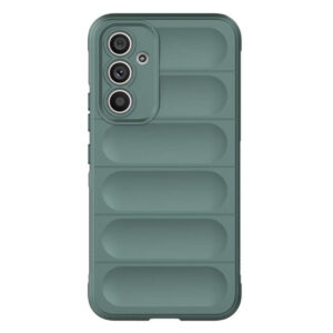 Husa telefon, Compatibila cu Samsung Galaxy A34 5G, FONIX AirBag Silicone, Anti-soc, Protectie completa, Confortabila, Verde