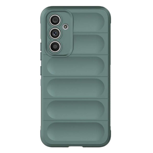 Husa telefon, Compatibila cu Samsung Galaxy A34 5G, FONIX AirBag Silicone, Anti-soc, Protectie completa, Confortabila, Verde