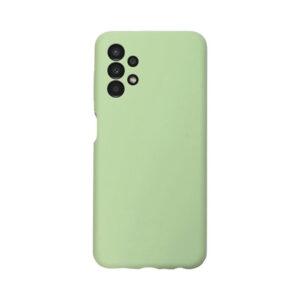 Husa de silicon cu microfibra Stylish Neat compatibila cu Samsung Galaxy A23 4G / A23 5G, acoperire completa, protectie camere, slim, Verde deschis