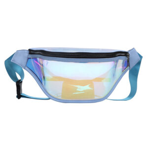 Husa sport, Universala, Tip geanta, Confortabila, Fashion Waist Bag, Ideala pentru alergat / sport in aer liber, Buzunar cu fermoar, Albastru