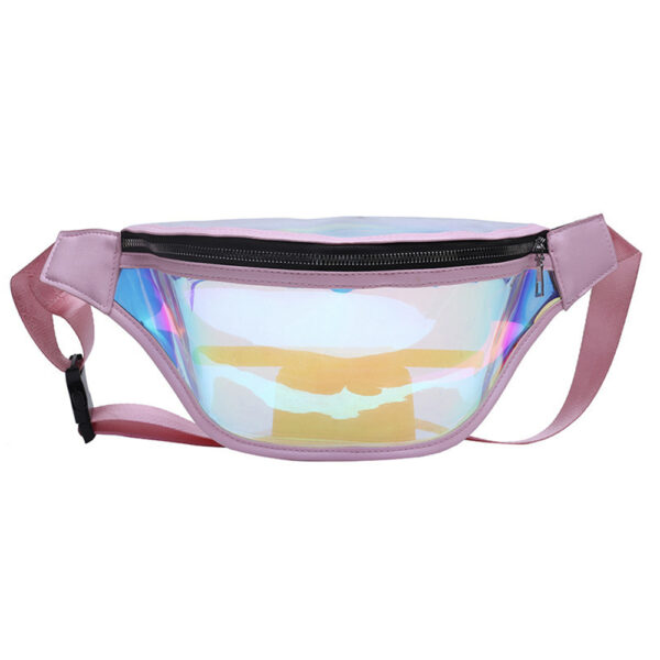 Husa sport, Universala, Tip geanta, Confortabila, Fashion Waist Bag, Ideala pentru alergat / sport in aer liber, Buzunar cu fermoar, Roz