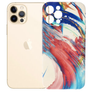 Husa compatibila cu Apple iPhone 12 Pro Max, FONIX Watercolour Painting Cover, Design colorat, Protectie camere, Pictat