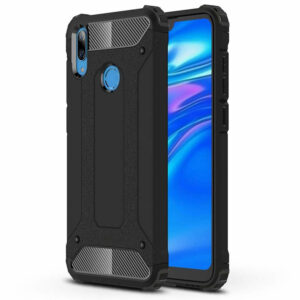 Husa COMANDO Titan compatibila cu Huawei Y7 2019 / Y7 Pro 2019 / Y7 Prime 2019 , Armor Hybrid Protection, Ideal Grip, Negru