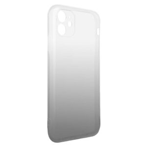 Husa compatibila cu Apple iPhone 11, Gradient ColorTouch, Design slim, Semi-transparenta, Culoare in degradeu, Gri