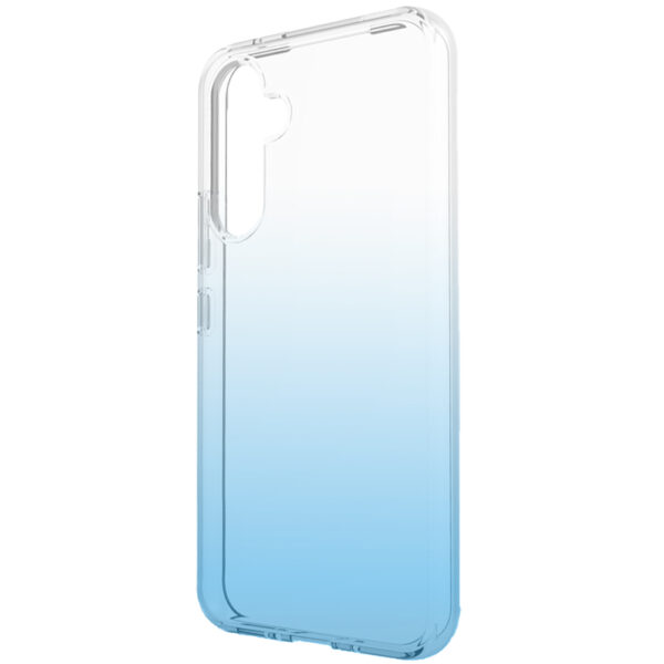 Husa compatibila cu Samsung Galaxy A13 5G, Gradient ColorTouch, Design slim, Semi-transparenta, Culoare in degradeu, Albastru