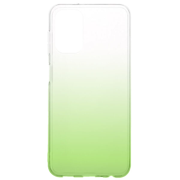 Husa compatibila cu Samsung Galaxy A23 5G, Gradient ColorTouch, Design slim, Semi-transparenta, Culoare in degradeu, Verde