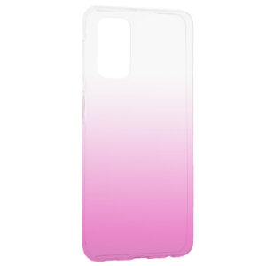 Husa compatibila cu Xiaomi Redmi Note 11 4G / Note 11s, Gradient ColorTouch, Design slim, Semi-transparenta, Culoare in degradeu, Roz