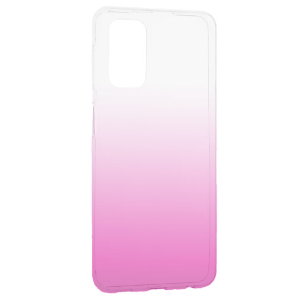 Husa compatibila cu Xiaomi Redmi Note 11 4G / Note 11s, Gradient ColorTouch, Design slim, Semi-transparenta, Culoare in degradeu, Roz