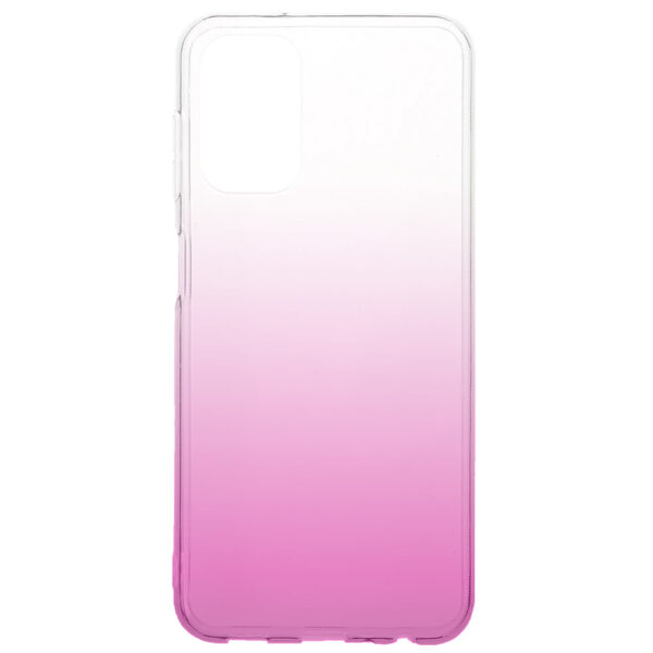 Husa compatibila cu Xiaomi Redmi Note 12 5G / Poco X5 5G, Gradient ColorTouch, Design slim, Semi-transparenta, Culoare in degradeu, Roz