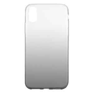 Husa compatibila cu Apple iPhone X / XS, Gradient ColorTouch, Design slim, Semi-transparenta, Culoare in degradeu, Gri