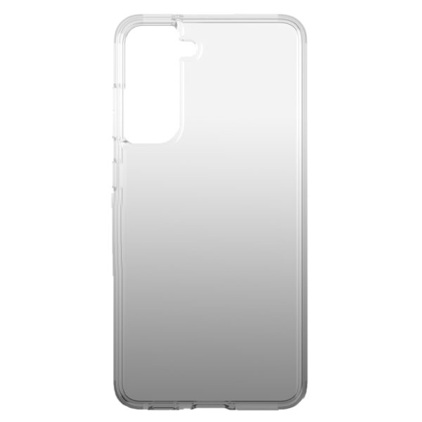 Husa compatibila cu Samsung Galaxy S21 FE, Gradient ColorTouch, Design slim, Semi-transparenta, Culoare in degradeu, Gri