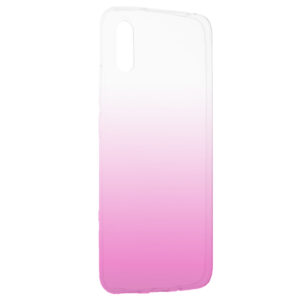 Husa compatibila cu Xiaomi Redmi 9A / 9AT / 9i, Gradient ColorTouch, Design slim, Semi-transparenta, Culoare in degradeu, Roz