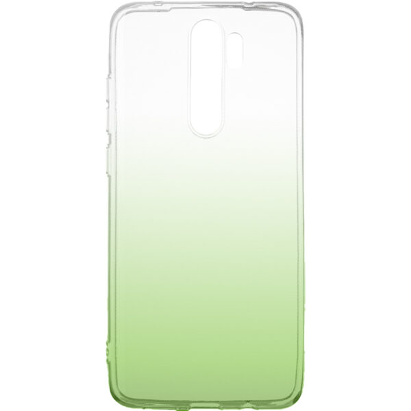 Husa compatibila cu Xiaomi Redmi Note 8 Pro, Gradient ColorTouch, Design slim, Semi-transparenta, Culoare in degradeu, Verde