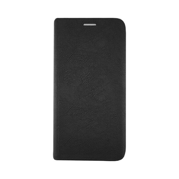 Husa de protectie compatibila cu OnePlus Nord N20 SE, Tip carte, Faux Leather Shield, Buzunar card, Inchidere magnetica, Piele ecologica, Negru