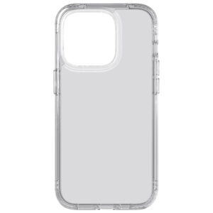 Husa Anti-Yellowing compatibila cu Apple iPhone 15 Pro, Fonix Hard, Spate dur, Margini rezistente, Colturi Antisoc, Robusta, PC si TPU, Transparent