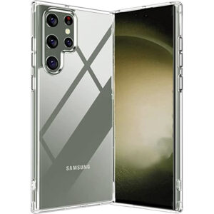 Husa protectie compatibila cu Samsung Galaxy S24 Ultra, Ultra Slim, Din Silicon, Transparent