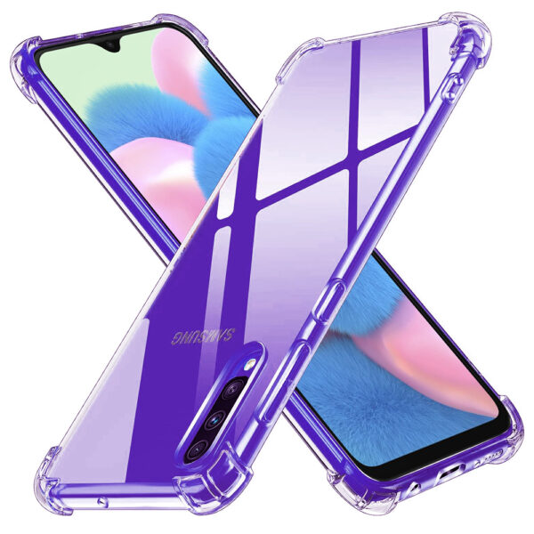 Husa de silicon pentru Samsung Galaxy A30s / A50 / A50s, Slim Anti-Soc, TPU, Potrivire perfecta, Flexibil, Durabil, Colturi rezistente la impact, Transparenta completa