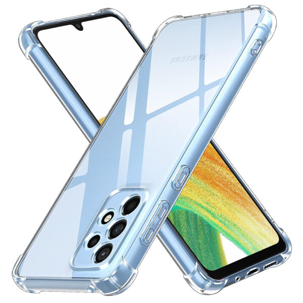 Husa de silicon pentru Samsung Galaxy A33 5G, Slim Anti-Soc, TPU, Potrivire perfecta, Flexibil, Durabil, Colturi rezistente la impact, Transparenta completa