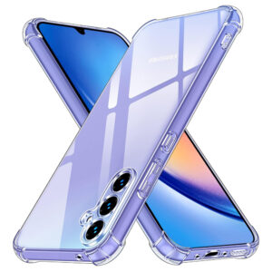 Husa de silicon pentru Samsung Galaxy A34 5G, Slim Anti-Soc, TPU, Potrivire perfecta, Flexibil, Durabil, Colturi rezistente la impact, Transparenta completa