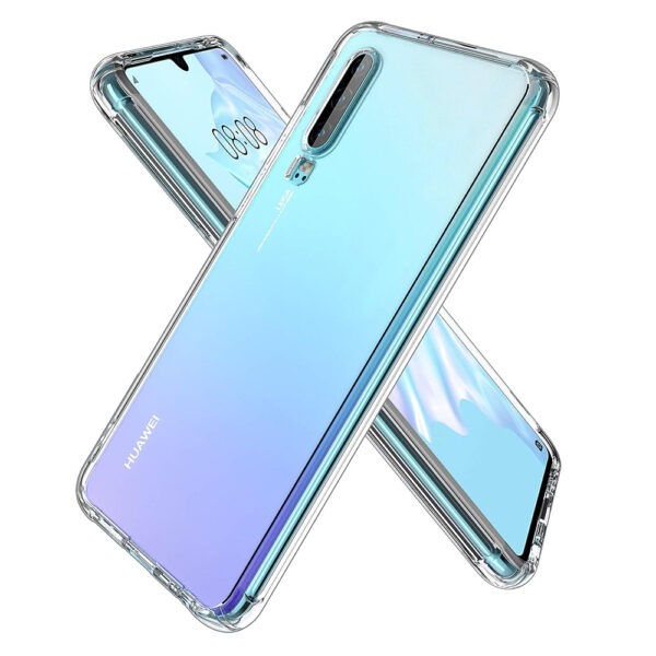 Husa de silicon pentru Huawei P30, Slim Anti-Soc, TPU, Potrivire perfecta, Flexibil, Durabil, Colturi rezistente la impact, Transparenta completa