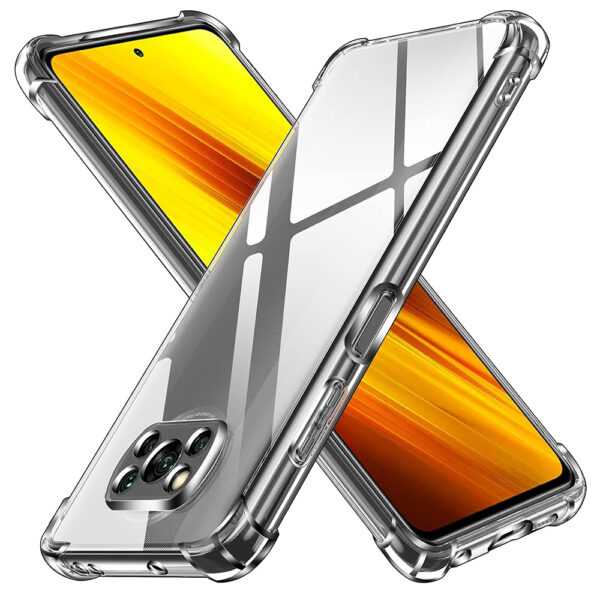 Husa de silicon pentru Xiaomi Poco X3 / Poco X3 NFC / Poco X3 Pro, Slim Anti-Soc, TPU, Potrivire perfecta, Flexibil, Durabil, Colturi rezistente la impact, Transparenta completa