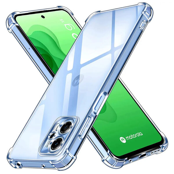 Husa de silicon pentru Motorola Moto G23, Slim Anti-Soc, TPU, Potrivire perfecta, Flexibil, Durabil, Colturi rezistente la impact, Transparenta completa