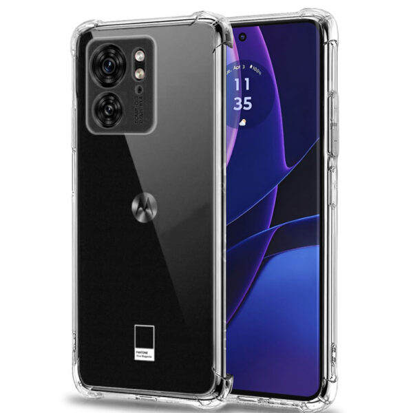 Husa de silicon pentru Motorola Edge 40 / Edge 2023, Slim Anti-Soc, TPU, Potrivire perfecta, Flexibil, Durabil, Colturi rezistente la impact, Transparenta completa