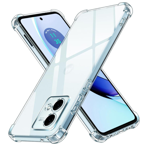 Husa de silicon pentru Motorola Moto G84, Slim Anti-Soc, TPU, Potrivire perfecta, Flexibil, Durabil, Colturi rezistente la impact, Transparenta completa