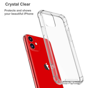 Husa de silicon pentru iPhone 12 Mini, Slim Anti-Soc, TPU, Potrivire perfecta, Flexibil, Durabil, Colturi rezistente la impact, Transparenta completa