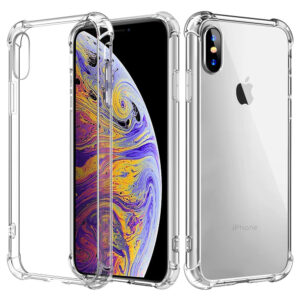 Husa de silicon pentru iPhone X / XS, Slim Anti-Soc, TPU, Potrivire perfecta, Flexibil, Durabil, Colturi rezistente la impact, Transparenta completa