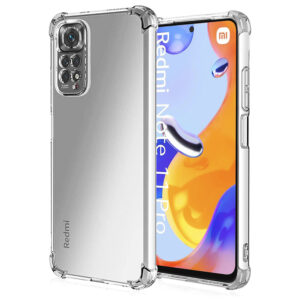 Husa de silicon pentru Xiaomi Redmi Note 11 Pro 4G, Slim Anti-Soc, TPU, Potrivire perfecta, Flexibil, Durabil, Colturi rezistente la impact, Transparenta completa