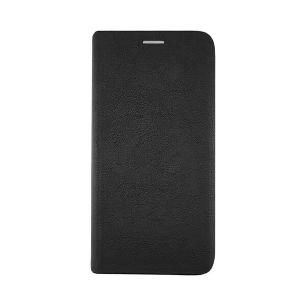 Husa de protectie compatibila cu Xiaomi Redmi 13C, Tip carte, Faux Leather Shield, Buzunar card, Inchidere magnetica, Piele ecologica, Negru