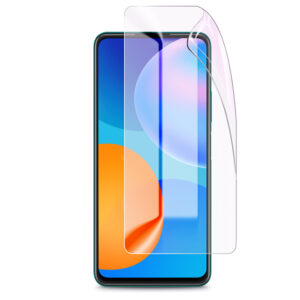 Folie InvisiFlex compatibila cu Xiaomi Note 11T 5G, Full Glue, Case Friendly, Silicon hydrogel regenerabil, SlimLine NanoShield, Transparenta