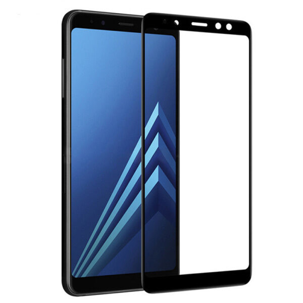 Folie sticla ProElite Protection compatibila cu Samsung Galaxy A8 Plus (2018), Ultra Rezistenta, Full Cover, Full Glue, Calitate Premium, Margini negre