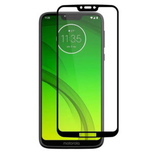 Folie sticla ProElite Protection compatibila cu Motorola Moto G7 Power, Ultra Rezistenta, Full Cover, Full Glue, Calitate Premium, Margini negre