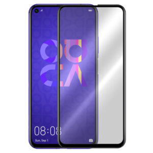 Folie sticla ProElite Protection compatibila cu Huawei Nova 5T, Ultra Rezistenta, Full Cover, Full Glue, Calitate Premium, Margini negre