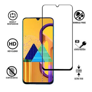 Folie sticla ProElite Protection compatibila cu Samsung Galaxy M30s, Ultra Rezistenta, Full Cover, Full Glue, Calitate Premium, Margini negre - 2