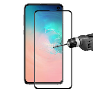 Folie COMANDO Ultra Thin Proof compatibila cu Samsung Galaxy S10e, Rezistenta ridicata la socuri, Acoperire completa a ecranului, Lipici adeziv pe intreaga suprafata, 0,3 mm, Cadru negru - 2