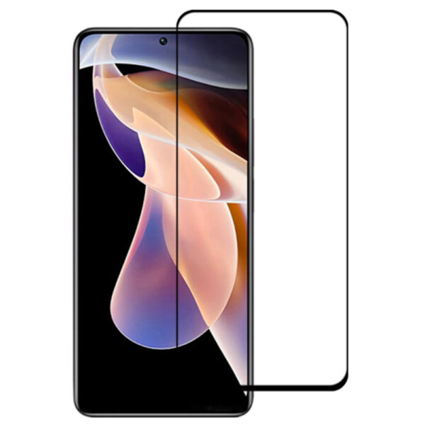 Folie COMANDO Ultra Thin Proof compatibila cu Xiaomi Note 11 Pro, Rezistenta ridicata la socuri, Acoperire completa a ecranului, Lipici adeziv pe intreaga suprafata, 0,3 mm, Cadru negru