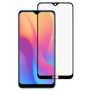 Folie COMANDO Ultra Thin Proof compatibila cu Xiaomi Redmi 8A, Rezistenta ridicata la socuri, Acoperire completa a ecranului, Lipici adeziv pe intreaga suprafata, 0,3 mm, Cadru negru