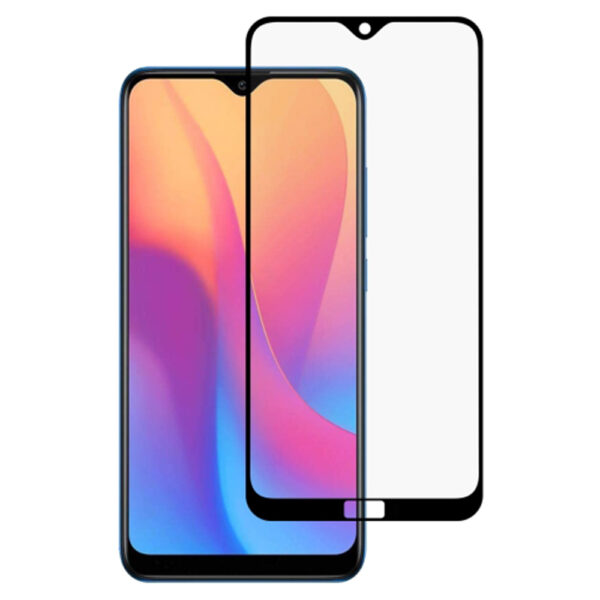 Folie COMANDO Ultra Thin Proof compatibila cu Xiaomi Redmi 8A, Rezistenta ridicata la socuri, Acoperire completa a ecranului, Lipici adeziv pe intreaga suprafata, 0,3 mm, Cadru negru