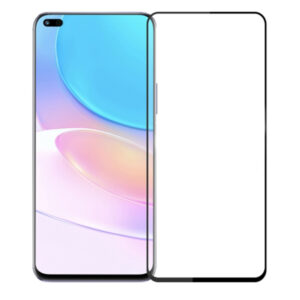 Folie COMANDO Ultra Thin Proof compatibila cu Huawei Nova 8i, Rezistenta ridicata la socuri, Acoperire completa a ecranului, Lipici adeziv pe intreaga suprafata, 0,3 mm, Cadru negru