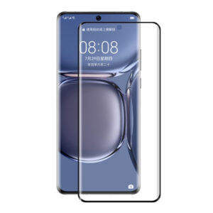 Folie COMANDO Ultra Thin Proof compatibila cu Huawei P50, Rezistenta ridicata la socuri, Acoperire completa a ecranului, Lipici adeziv pe intreaga suprafata, 0,3 mm, Cadru negru