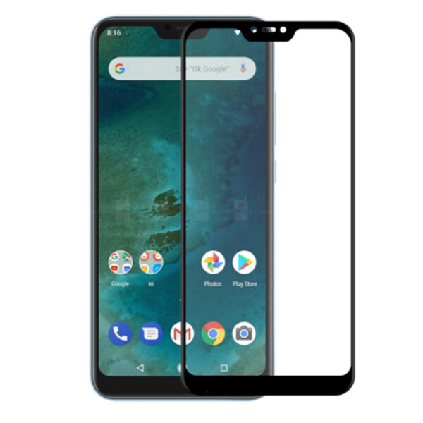 Folie COMANDO Ultra Thin Proof compatibila cu Xiaomi Mi A2 Lite, Rezistenta ridicata la socuri, Acoperire completa a ecranului, Lipici adeziv pe intreaga suprafata, 0,3 mm, Cadru negru