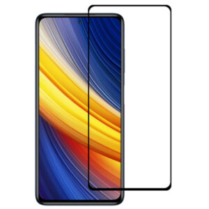 Folie COMANDO Ultra Thin Proof compatibila cu Xiaomi Poco X3, Rezistenta ridicata la socuri, Acoperire completa a ecranului, Lipici adeziv pe intreaga suprafata, 0,3 mm, Cadru negru