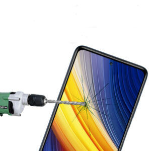 Folie COMANDO Ultra Thin Proof compatibila cu Xiaomi Poco X3, Rezistenta ridicata la socuri, Acoperire completa a ecranului, Lipici adeziv pe intreaga suprafata, 0,3 mm, Cadru negru - 3