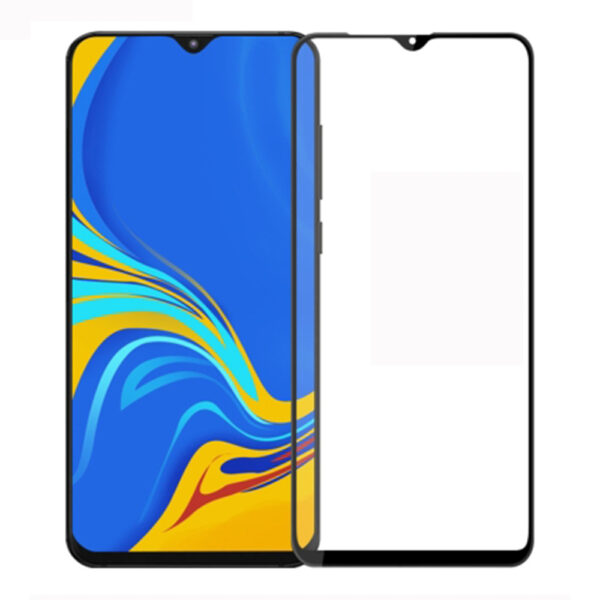 Folie COMANDO Ultra Thin Proof compatibila cu Samsung Galaxy A10, Rezistenta ridicata la socuri, Acoperire completa a ecranului, Lipici adeziv pe intreaga suprafata, 0,3 mm, Cadru negru