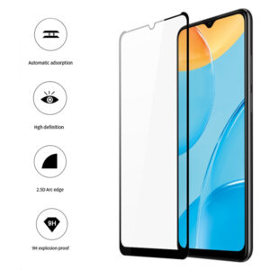 Folie COMANDO Ultra Thin Proof compatibila cu Oppo A15|A15s, Rezistenta ridicata la socuri, Acoperire completa a ecranului, Lipici adeziv pe intreaga suprafata, 0,3 mm, Cadru negru - 3