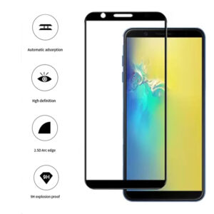 Folie COMANDO Ultra Thin Proof compatibila cu Samsung Galaxy A01 Core, Rezistenta ridicata la socuri, Acoperire completa a ecranului, Lipici adeziv pe intreaga suprafata, 0,3 mm, Cadru negru - 2