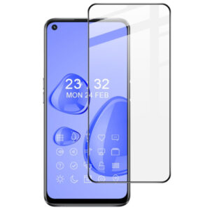 Folie COMANDO Ultra Thin Proof compatibila cu Oppo A74, Rezistenta ridicata la socuri, Acoperire completa a ecranului, Lipici adeziv pe intreaga suprafata, 0,3 mm, Cadru negru